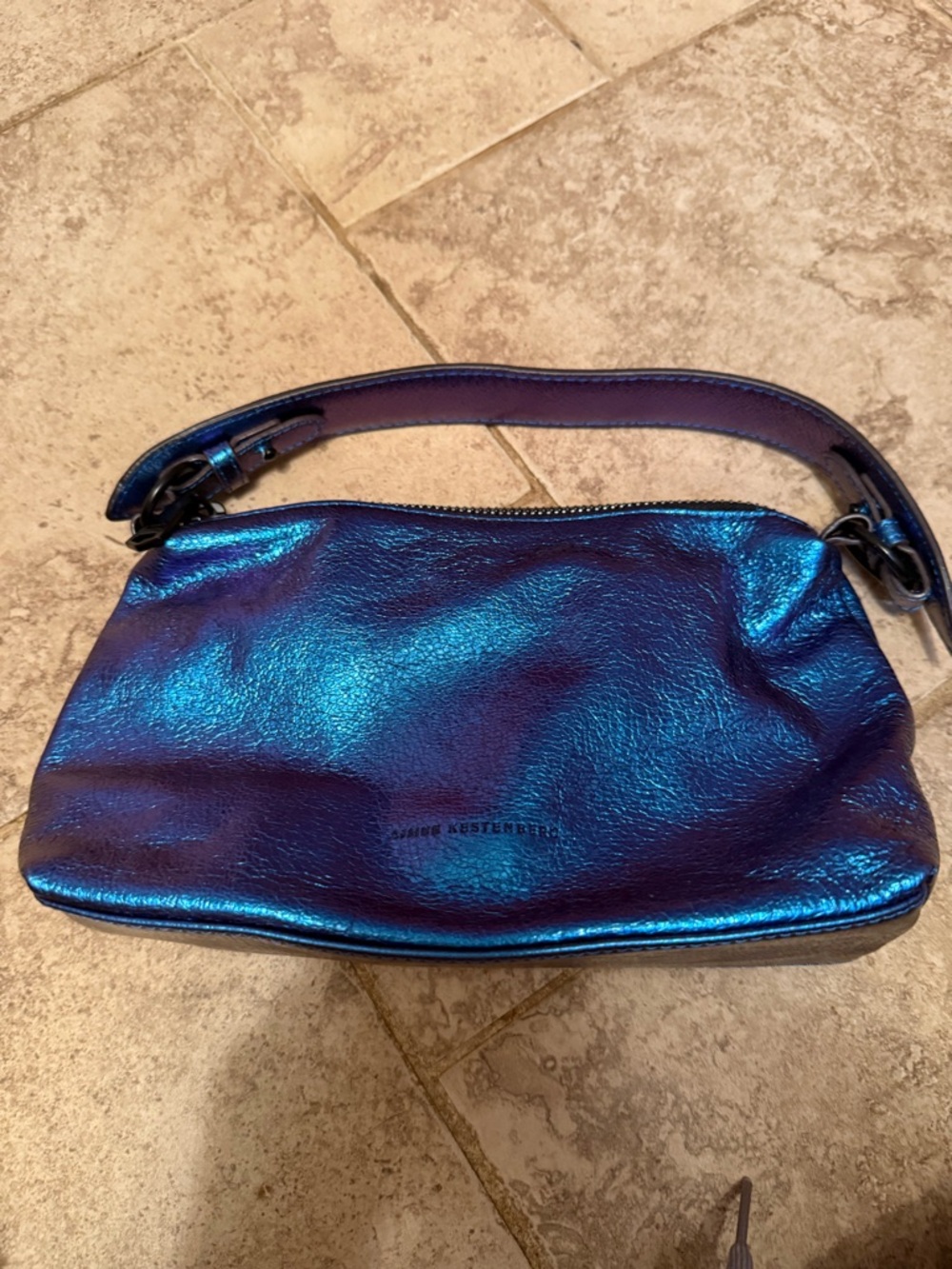 Iridescent Purple-Blue Shoulder Bag Aimee Kestenberg - Picture 12 of 15